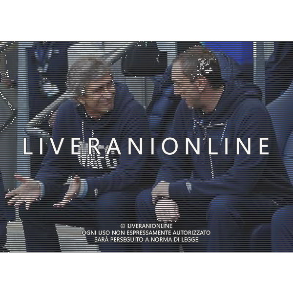 (140310) -- MANCHESTER, March 10, 2014 () -- Manuel Pellegrini (L), manager of Manchester City reacts ahead of FA Cup quarterfinal match between Manchester City and Wigan at Etihad Stadium in Manchester, Britain on March 9, 2014. Manchester City lost 1-2. (/Wang Lili) FOR EDITORIAL USE ONLY. NOT FOR SALE FOR MARKETING OR ADVERTISING CAMPAIGNS. NO USE WITH UNAUTHORIZED AUDIO, VIDEO, DATA, FIXTURE LISTS, CLUBLEAGUE LOGOS OR LIVE SERVICES. ONLINE IN-MATCH USE LIMITED TO 45 IMAGES, NO VIDEO EMULATION. NO USE IN BETTING, GAMES OR SINGLE CLUBLEAGUEPLAYER PUBLICATIONS. AG ALDO LIVERANI SAS ONLY ITALY