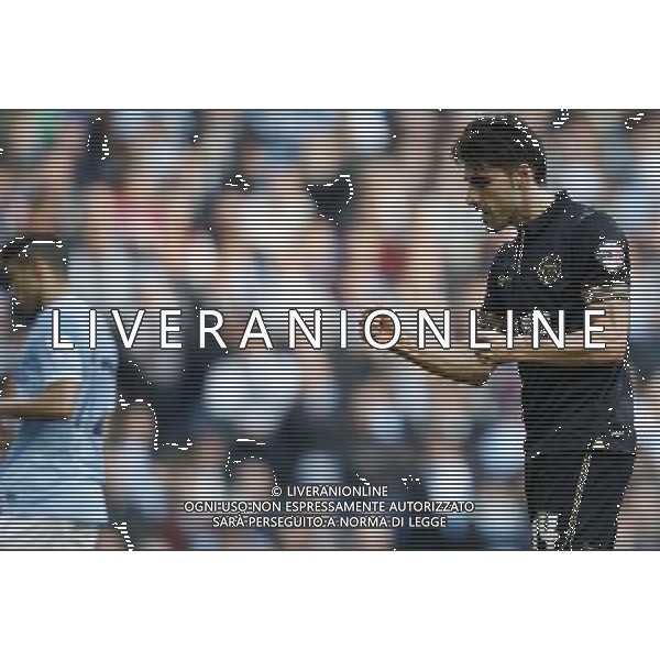 (140310) -- MANCHESTER, March 10, 2014 () -- Jordi Gomez (R) of Wigan celebrates scoring their team\'s first goal from the penalty spot after FA Cup quarterfinal match between Manchester City and Wigan at Etihad Stadium in Manchester, Britain on March 9, 2014. Wigan won 2-1. (/Wang Lili) FOR EDITORIAL USE ONLY. NOT FOR SALE FOR MARKETING OR ADVERTISING CAMPAIGNS. NO USE WITH UNAUTHORIZED AUDIO, VIDEO, DATA, FIXTURE LISTS, CLUBLEAGUE LOGOS OR LIVE SERVICES. ONLINE IN-MATCH USE LIMITED TO 45 IMAGES, NO VIDEO EMULATION. NO USE IN BETTING, GAMES OR SINGLE CLUBLEAGUEPLAYER PUBLICATIONS. AG ALDO LIVERANI SAS ONLY ITALY