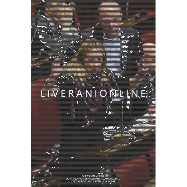 Roma - 11/03/2014 - Montecitorio - Discussione della nuova legge elettorale Italicum - nella foto: Giorgia Meloni /Ph. Fabrizio Corradetti - Ag. Aldo Liverani sas