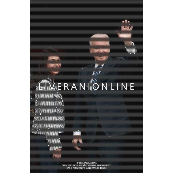 (140310) -- SANTIAGO, March 10, 2014 () -- US Vice President Joe Biden (R) greets upon his arrival prior to a bilateral meeting with the elected chilean President, Michelle Bachelet, at the Diplomatic Academy of Chile, in Santiago, capital of Chile, on March 10, 2014. Joe Biden will attend the presidential swearing-in ceremony of Michelle Bachelet on Tuesday. (/Jorge Villegas) (vf) (ah)