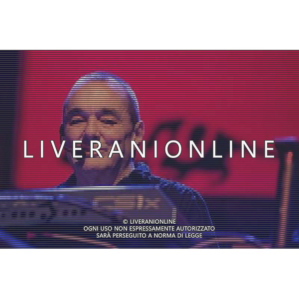 The Stranglers plays Eventim Apollo Hammersmith on 08/03/2014 at Eventim Apollo Hammersmith, London. The band celebrate their 40th anniversary year with a series of UK dates, including a return to the Apollo, which they first played in 1976. Persons pictured: Dave Greenfield. Picture by Julie Edwards AG ALDO LIVERANI SAS ONLY ITALY