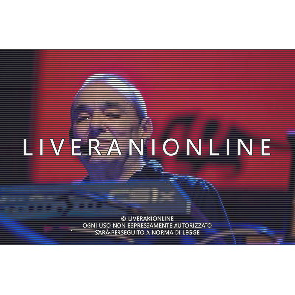 The Stranglers plays Eventim Apollo Hammersmith on 08/03/2014 at Eventim Apollo Hammersmith, London. The band celebrate their 40th anniversary year with a series of UK dates, including a return to the Apollo, which they first played in 1976. Persons pictured: Dave Greenfield. Picture by Julie Edwards AG ALDO LIVERANI SAS ONLY ITALY