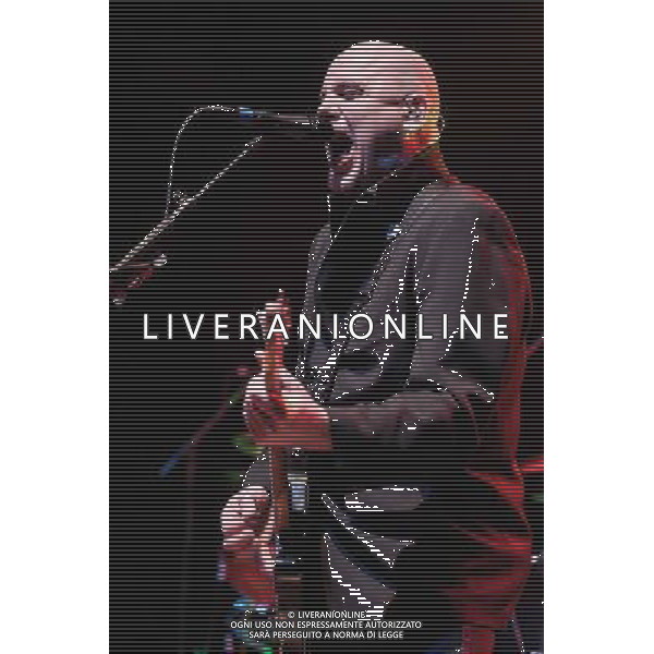 The Stranglers plays Eventim Apollo Hammersmith on 08/03/2014 at Eventim Apollo Hammersmith, London. The band celebrate their 40th anniversary year with a series of UK dates, including a return to the Apollo, which they first played in 1976. Persons pictured: Baz Warne. Picture by Julie Edwards AG ALDO LIVERANI SAS ONLY ITALY