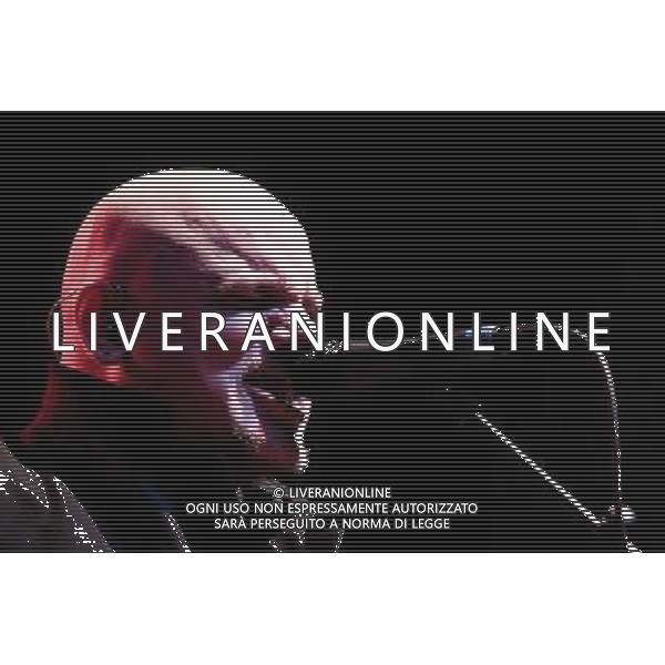 The Stranglers plays Eventim Apollo Hammersmith on 08/03/2014 at Eventim Apollo Hammersmith, London. The band celebrate their 40th anniversary year with a series of UK dates, including a return to the Apollo, which they first played in 1976. Persons pictured: Baz Warne. Picture by Julie Edwards AG ALDO LIVERANI SAS ONLY ITALY