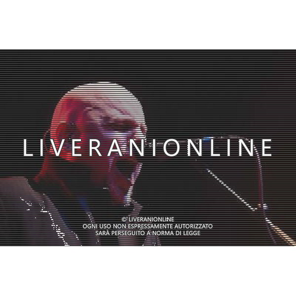 The Stranglers plays Eventim Apollo Hammersmith on 08/03/2014 at Eventim Apollo Hammersmith, London. The band celebrate their 40th anniversary year with a series of UK dates, including a return to the Apollo, which they first played in 1976. Persons pictured: Baz Warne. Picture by Julie Edwards AG ALDO LIVERANI SAS ONLY ITALY