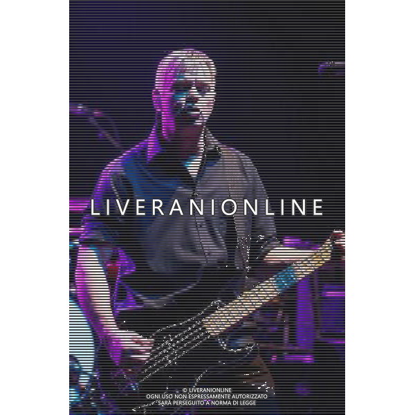 The Stranglers plays Eventim Apollo Hammersmith on 08/03/2014 at Eventim Apollo Hammersmith, London. The band celebrate their 40th anniversary year with a series of UK dates, including a return to the Apollo, which they first played in 1976. Persons pictured: Jean-Jacques Burnel, JJ Burnel. Picture by Julie Edwards AG ALDO LIVERANI SAS ONLY ITALY