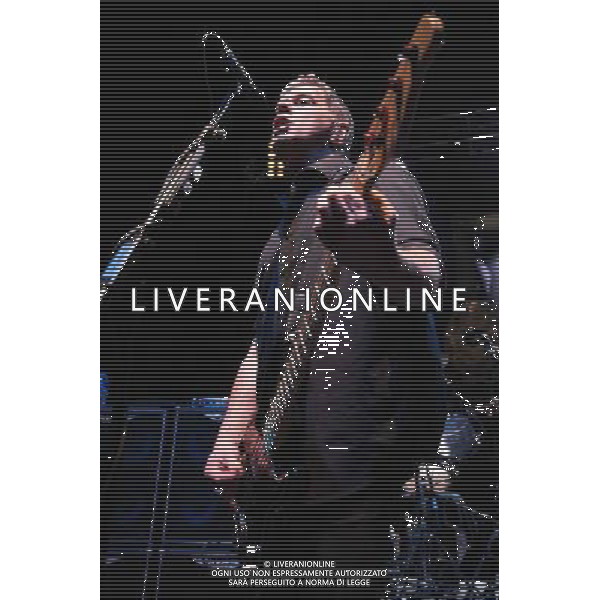 The Stranglers plays Eventim Apollo Hammersmith on 08/03/2014 at Eventim Apollo Hammersmith, London. The band celebrate their 40th anniversary year with a series of UK dates, including a return to the Apollo, which they first played in 1976. Persons pictured: Jean-Jacques Burnel, JJ Burnel. Picture by Julie Edwards AG ALDO LIVERANI SAS ONLY ITALY