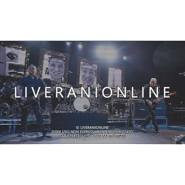 The Stranglers plays Eventim Apollo Hammersmith on 08/03/2014 at Eventim Apollo Hammersmith, London. The band celebrate their 40th anniversary year with a series of UK dates, including a return to the Apollo, which they first played in 1976. Persons pictured: Dave Greenfield, Jean-Jacques Burnel, Baz Warne. Picture by Julie Edwards AG ALDO LIVERANI SAS ONLY ITALY