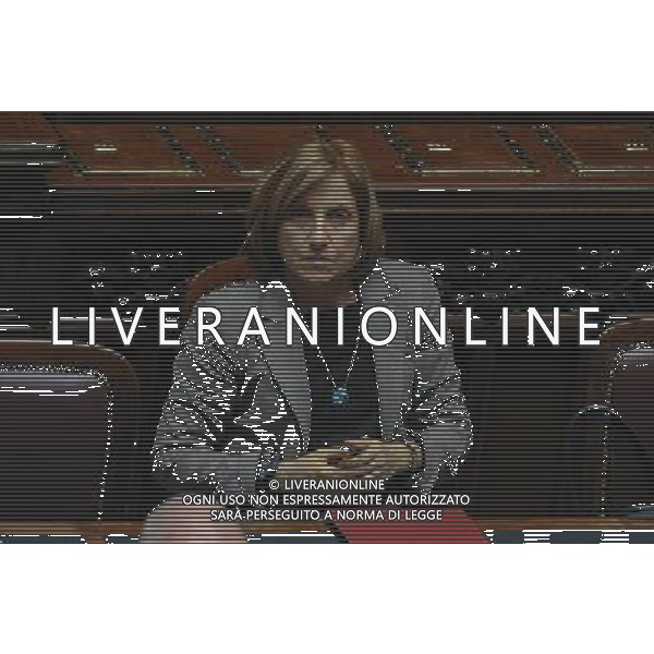 Roma - 11/03/2014 - Montecitorio - Discussione della nuova legge elettorale Italicum - nella foto: Federica Mogherini /Ph. Fabrizio Corradetti - Ag. Aldo Liverani sas