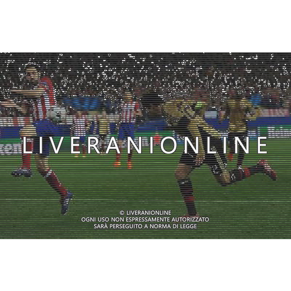 UEFA Champions League 2013/2014 Ottavi di Finale Ritorno Madrid - 11.03.2014 Atletico Madrid-Milan Nella Foto:kaka\' gol /Ph.Vitez-Ag. Aldo Liverani