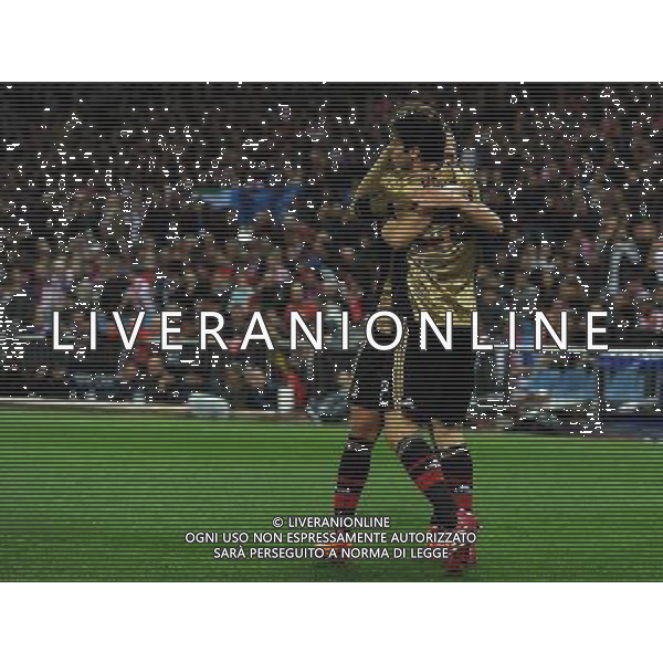 UEFA Champions League 2013/2014 Ottavi di Finale Ritorno Madrid - 11.03.2014 Atletico Madrid-Milan Nella Foto:kaka\' esulta /Ph.Vitez-Ag. Aldo Liverani