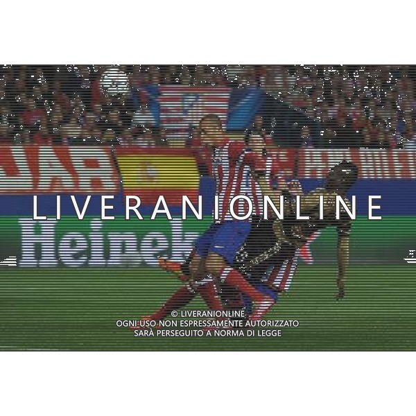 UEFA Champions League 2013/2014 Ottavi di Finale Ritorno Madrid - 11.03.2014 Atletico Madrid-Milan Nella Foto:occasione balotelli /Ph.Vitez-Ag. Aldo Liverani