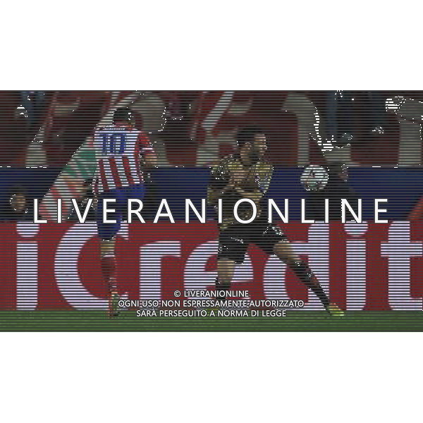 UEFA Champions League 2013/2014 Ottavi di Finale Ritorno Madrid - 11.03.2014 Atletico Madrid-Milan Nella Foto:arda turan gol /Ph.Vitez-Ag. Aldo Liverani