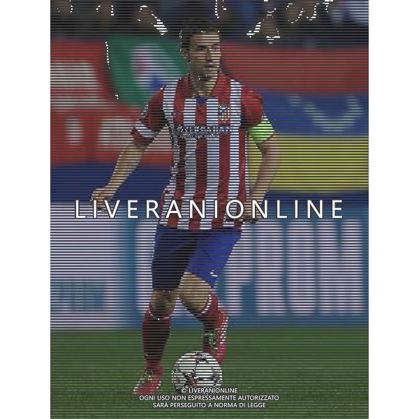 UEFA Champions League 2013/2014 Ottavi di Finale Ritorno Madrid - 11.03.2014 Atletico Madrid-Milan Nella Foto:gabi /Ph.Vitez-Ag. Aldo Liverani