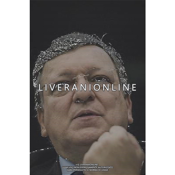 Jose Manuel Barroso, the president of the European Commission holds press conference on EU Justice and Home Affairs Agenda for 2020 and the rule of Law initiative at European Parliament headquarters in Strasbourg, France on 11.03.2014 ©photoshot/AGENZIA ALDO LIVERANI SAS - ITALY ONLY - Conferenza stampa sulla giustizia e degli affari interni agenda per il 2020 e dello stato di diritto iniziativa a livello europeo alla sede del Parlamento a Strasburgo, in Francia 11 marzo 2014