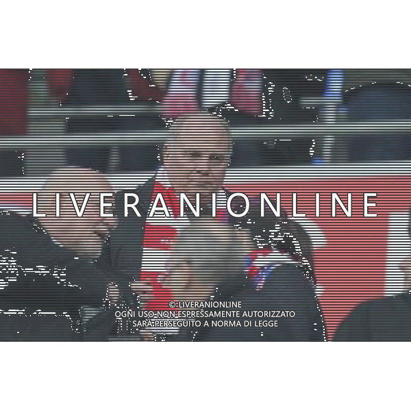 Praesident Uli Hoeness (FC Bayern Muenchen) during the UEFA Champions League Round of 16, 2nd Leg match between FC Bayern Munich and Arsenal FC at the Allianz Arena in Muenchen, Germany on 2014/03/11. EXPA Pictures © 2014, PhotoCredit: EXPA/ Eibner-Pressefoto/ Kolbert *****ATTENTION - OUT of GER***** ©photoshot/AGENZIA ALDO LIVERANI SAS - ITALY ONLY - Bayern Monaco vs Arsenal UEFA Champions League Ottavi di 16 all\'Allianz Arena di Monaco di Baviera, in Germania 11 marzo 2014