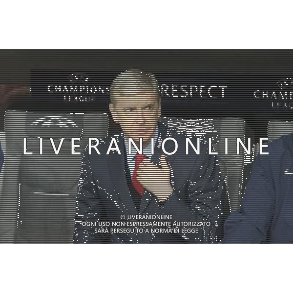 Chef-Trainer Arsene Wenger (FC Arsenal London) during the UEFA Champions League Round of 16, 2nd Leg match between FC Bayern Munich and Arsenal FC at the Allianz Arena in Muenchen, Germany on 2014/03/11. EXPA Pictures © 2014, PhotoCredit: EXPA/ Eibner-Pressefoto/ Kolbert *****ATTENTION - OUT of GER***** ©photoshot/AGENZIA ALDO LIVERANI SAS - ITALY ONLY - Bayern Monaco vs Arsenal UEFA Champions League Ottavi di 16 all\'Allianz Arena di Monaco di Baviera, in Germania 11 marzo 2014