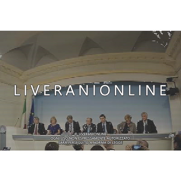 Roma - 12/03/2014 - Palazzo Chigi - Conferenza stampa dopo il Consiglio dei Ministri - nella foto: Una panoramica della conferenza con i ministri /Ph. Fabrizio Corradetti - Ag. Aldo Liverani sas