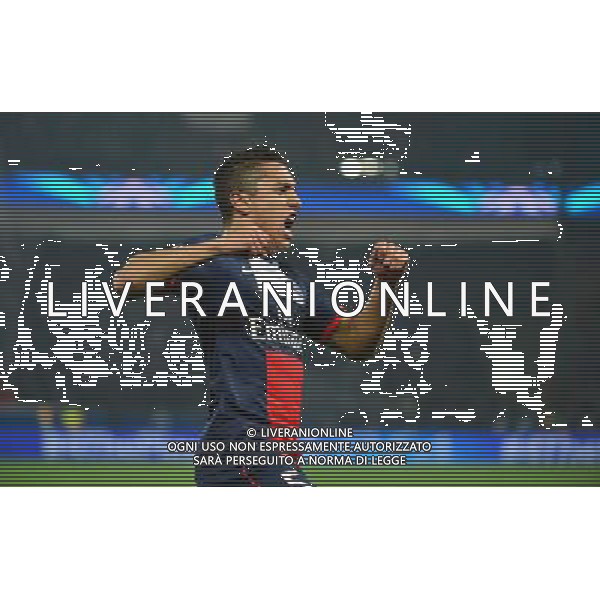 Joie MARQUINHOS - 12.03.2014 - Paris Saint Germain / Bayer Leverkusen - 1/8Finale Champions League Photo : Dave Winter / Icon Sport AG ALDO LIVERANI SAS ONLY ITALY