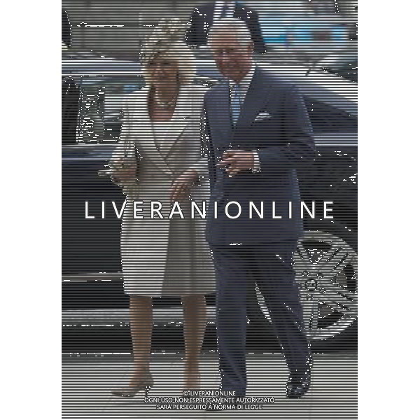 THE QUEEN THE DUKE OF EDINBURGH THE PRINCE OF WALES , THE DUCHESS OF CORNWALL, AND THE EARL AND COUNTESS OF WESSEX ATTENDED THE COMMONWEALTH OBSERVANCE AT WESTMINSTER ABBEY . ©photoshot/AGENZIA ALDO LIVERANI SAS - ITALY ONLY - REALI INGLESI: La regina Elisabetta al ricevimento del Commonwealth, a Marlborough House nel centro di Londra.