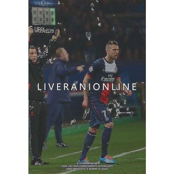 Jeremy MENEZ - 12.03.2014 - Paris Saint Germain / Bayer Leverkusen - 1/8Finale Champions League Photo : Dave Winter / Icon Sport AG ALDO LIVERANI SAS ONLY ITALY