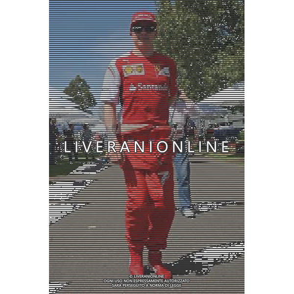 Kimi Raikkonen (FIN) Ferrari. 13.03.2014. Formula 1 World Championship, Rd 1, Australian Grand Prix, Albert Park, Melbourne, Australia, Preparation Day. - www.xpbimages.com, EMail: requests@xpbimages.com - copy of publication required for printed pictures. Every used picture is fee-liable. © Copyright: Photo4 / XPB Images AG ALDO LIVERANI SAS ONLY ITALY