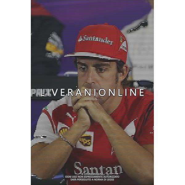 Fernando Alonso (ESP) Ferrari in the FIA Press Conference. 13.03.2014. Formula 1 World Championship, Rd 1, Australian Grand Prix, Albert Park, Melbourne, Australia, Preparation Day. - www.xpbimages.com, EMail: requests@xpbimages.com - copy of publication required for printed pictures. Every used picture is fee-liable. © Copyright: Moy / XPB Images AG ALDO LIVERANI SAS ONLY ITALY