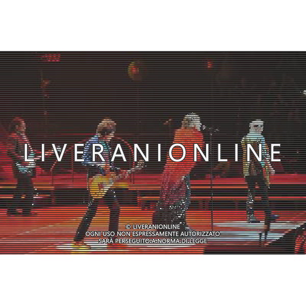 (140312) -- SHANGHAI, March 12, 2014 () -- The Rolling Stones perform during their concert at Mercedez-Benz Arena in Shanghai, China, March 12, 2014. (/Xiao Xiao)(sss) ©photoshot/AGENZIA ALDO LIVERANI SAS - ITALY ONLY - Concerto dei Rolling Stones al Mercedes-Benz Arena di Shanghai, in Cina, 12 marzo 2014.