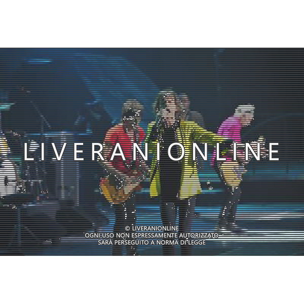 (140312) -- SHANGHAI, March 12, 2014 () -- The Rolling Stones perform during their concert at Mercedez-Benz Arena in Shanghai, China, March 12, 2014. (/Xiao Xiao)(sss) ©photoshot/AGENZIA ALDO LIVERANI SAS - ITALY ONLY - Concerto dei Rolling Stones al Mercedes-Benz Arena di Shanghai, in Cina, 12 marzo 2014.