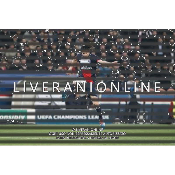 Edinson CAVANI - 12.03.2014 - Paris Saint Germain / Bayer Leverkusen - 1/8Finale Retour Champions League Photo : Johnny Fidelin / Icon Sport AG ALDO LIVERANI SAS ONLY ITALY