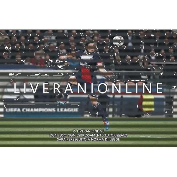 Edinson CAVANI - 12.03.2014 - Paris Saint Germain / Bayer Leverkusen - 1/8Finale Retour Champions League Photo : Johnny Fidelin / Icon Sport AG ALDO LIVERANI SAS ONLY ITALY
