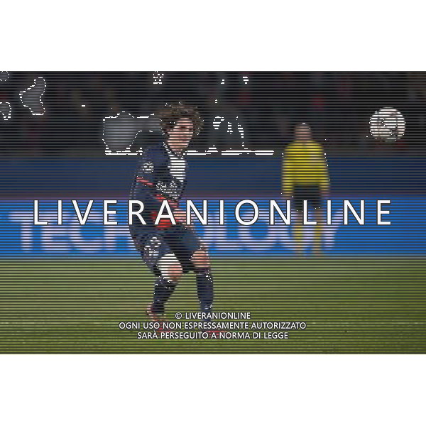 Adrien RABIOT - 12.03.2014 - Paris Saint Germain / Bayer Leverkusen - 1/8Finale Champions League Photo : SPPress / Icon Sport AG ALDO LIVERANI SAS ONLY ITALY