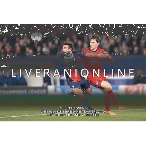 Ezequiel LAVEZZI - 12.03.2014 - Paris Saint Germain / Bayer Leverkusen - 1/8Finale Champions League Photo : SPPress / Icon Sport AG ALDO LIVERANI SAS ONLY ITALY
