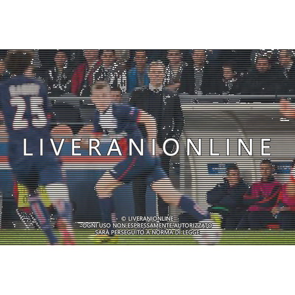 Laurent BLANC - 12.03.2014 - Paris Saint Germain / Bayer Leverkusen - 1/8Finale Champions League Photo : SPPress / Icon Sport AG ALDO LIVERANI SAS ONLY ITALY