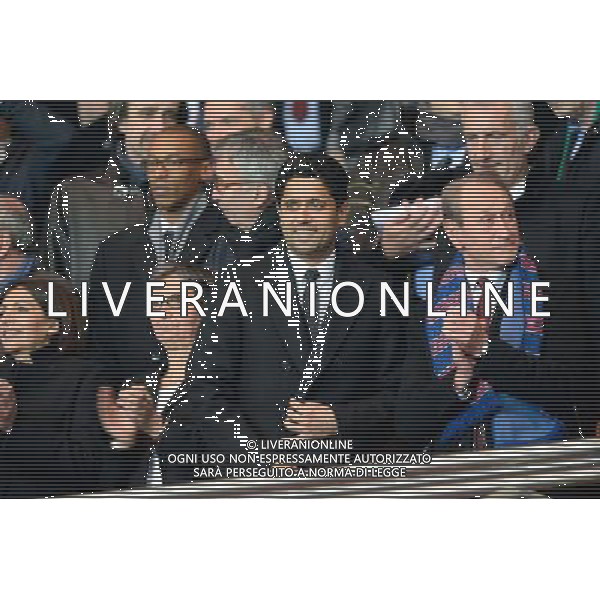 Valerie FOURNEYRON / Nasser AL KHELAIFI / Bertrand DELANOE - 12.03.2014 - Paris Saint Germain / Bayer Leverkusen - 1/8Finale Champions League Photo : SPPress / Icon Sport AG ALDO LIVERANI SAS ONLY ITALY