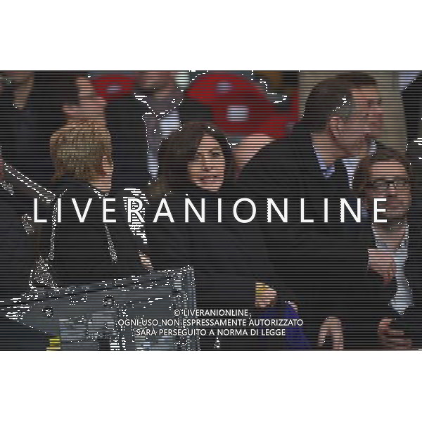 Anne HIDALGO - 12.03.2014 - Paris Saint Germain / Bayer Leverkusen - 1/8Finale Champions League Photo : Dave Winter / Icon Sport AG ALDO LIVERANI SAS ONLY ITALY