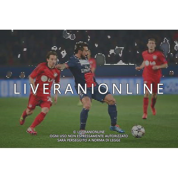 Ezequiel LAVEZZI - 12.03.2014 - Paris Saint Germain / Bayer Leverkusen - 1/8Finale Champions League Photo : Dave Winter / Icon Sport AG ALDO LIVERANI SAS ONLY ITALY