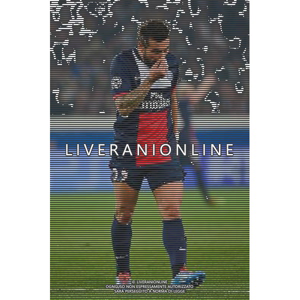 Ezequiel LAVEZZI - 12.03.2014 - Paris Saint Germain / Bayer Leverkusen - 1/8Finale Champions League Photo : Dave Winter / Icon Sport AG ALDO LIVERANI SAS ONLY ITALY