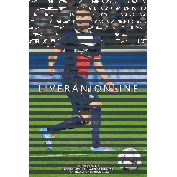 Jeremy MENEZ - 12.03.2014 - Paris Saint Germain / Bayer Leverkusen - 1/8Finale Champions League Photo : Dave Winter / Icon Sport AG ALDO LIVERANI SAS ONLY ITALY