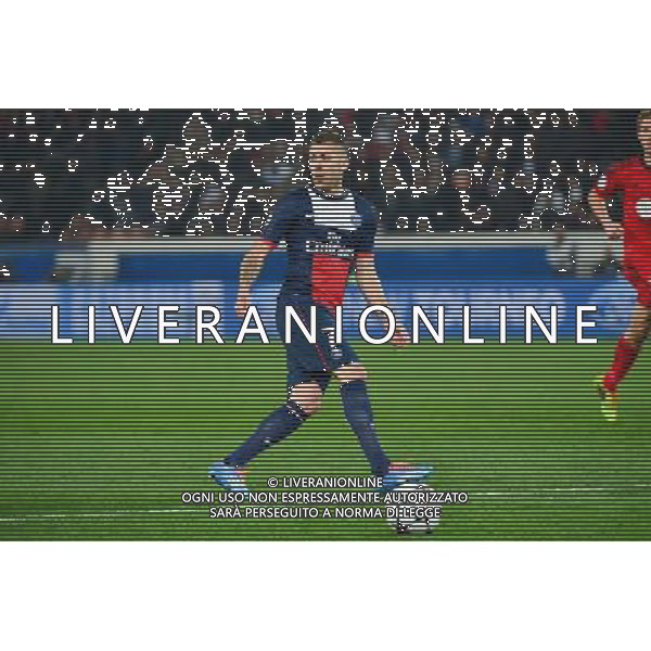 Jeremy MENEZ - 12.03.2014 - Paris Saint Germain / Bayer Leverkusen - 1/8Finale Champions League Photo : Dave Winter / Icon Sport AG ALDO LIVERANI SAS ONLY ITALY