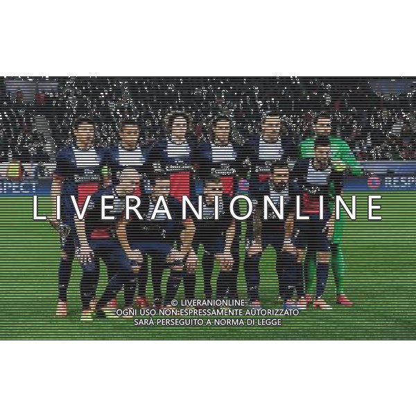 Equipe PSG - 12.03.2014 - Paris Saint Germain / Bayer Leverkusen - 1/8Finale Champions League Photo : Dave Winter / Icon Sport AG ALDO LIVERANI SAS ONLY ITALY