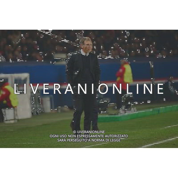 Laurent BLANC - 12.03.2014 - Paris Saint Germain / Bayer Leverkusen - 1/8Finale Champions League Photo : Dave Winter / Icon Sport AG ALDO LIVERANI SAS ONLY ITALY