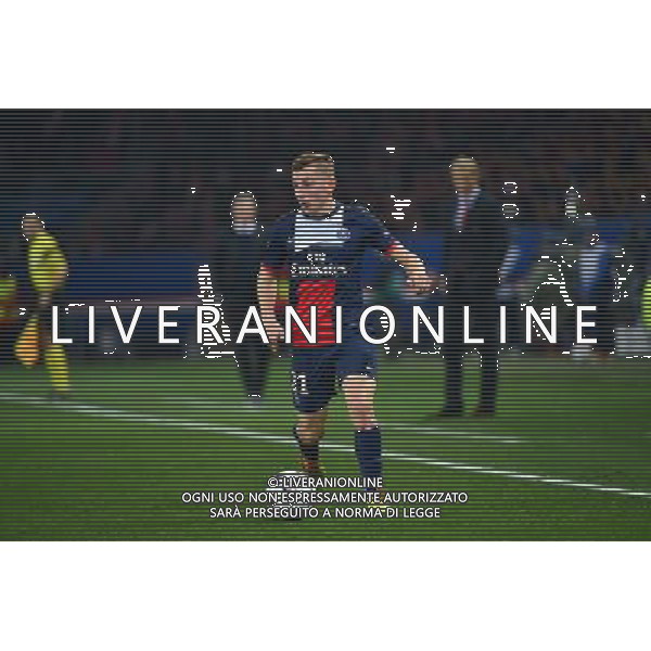 Lucas DIGNE - 12.03.2014 - Paris Saint Germain / Bayer Leverkusen - 1/8Finale Champions League Photo : Dave Winter / Icon Sport AG ALDO LIVERANI SAS ONLY ITALY