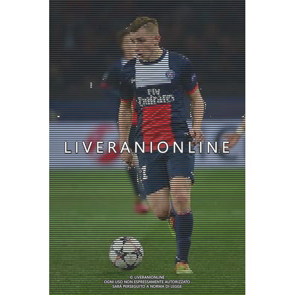 Lucas DIGNE - 12.03.2014 - Paris Saint Germain / Bayer Leverkusen - 1/8Finale Champions League Photo : Dave Winter / Icon Sport AG ALDO LIVERANI SAS ONLY ITALY