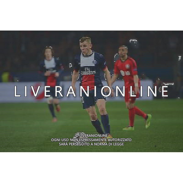 Lucas DIGNE - 12.03.2014 - Paris Saint Germain / Bayer Leverkusen - 1/8Finale Champions League Photo : Dave Winter / Icon Sport AG ALDO LIVERANI SAS ONLY ITALY