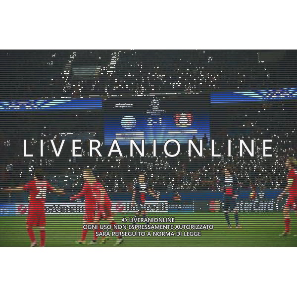 Score - 12.03.2014 - Paris Saint Germain / Bayer Leverkusen - 1/8Finale Champions League Photo : Dave Winter / Icon Sport AG ALDO LIVERANI SAS ONLY ITALY