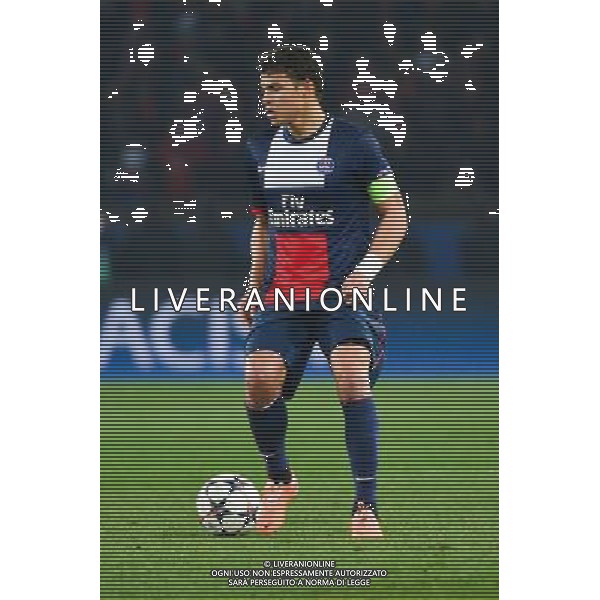 Thiago SILVA - 12.03.2014 - Paris Saint Germain / Bayer Leverkusen - 1/8Finale Champions League Photo : Dave Winter / Icon Sport AG ALDO LIVERANI SAS ONLY ITALY