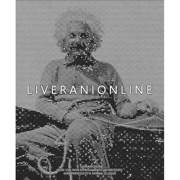 Albert Einstein on his yacht on holiday July 1930 Ref: B196_095078_0538 Date: Compulsory Credit: UPPA/Photoshot ©PHOTOSHOT/AGENZIA ALDO LIVERANI SAS - ITALY ONLY - EDITORIAL USE ONLY