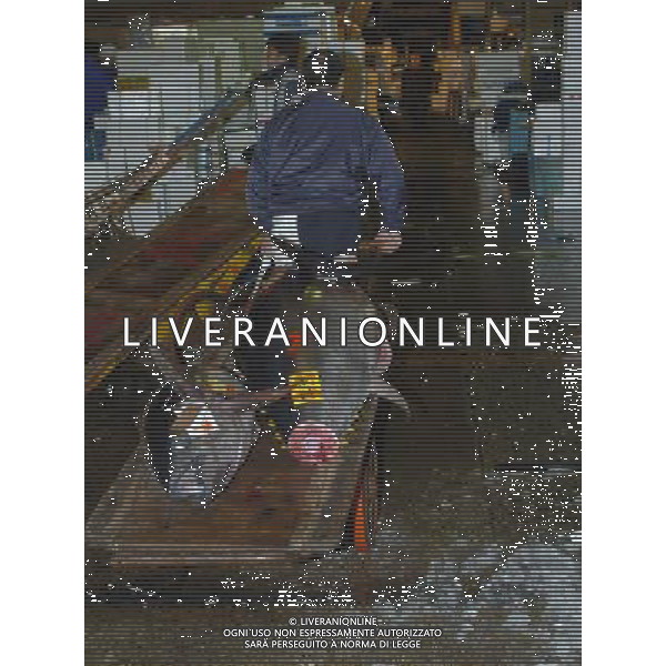 Tokio (Jappone) 2003/04 nella foto Mercato del pesce ph marco luzzani/ag aldo liverani s.a.s.