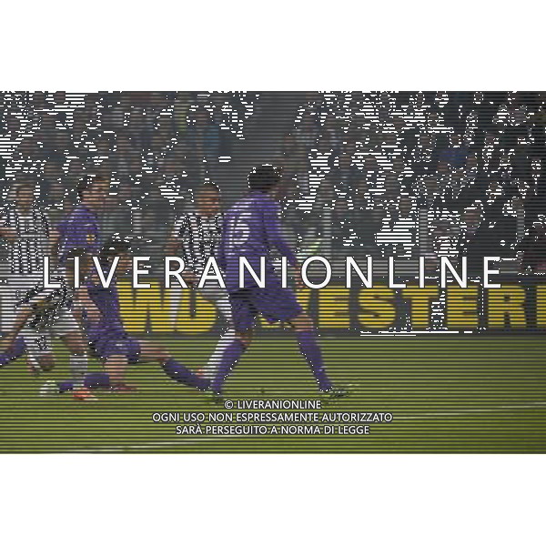 Juventus - Fiorentina Uefa Europa League - Ottavi di finale 13-03-2014 Federico Tardito/Agenzia Aldo Liverani Sas Nella foto Vidal gol